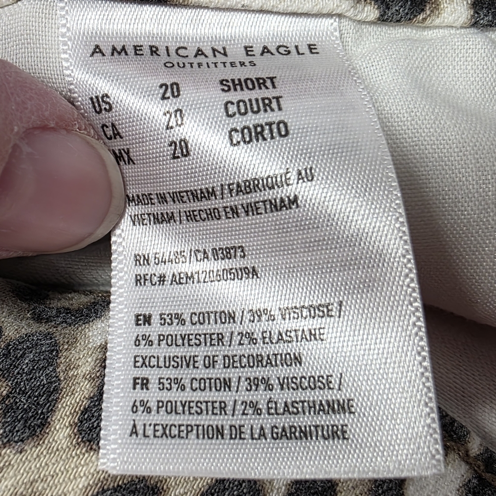American Eagle Next Level Stretch Leopard Print H… - image 5